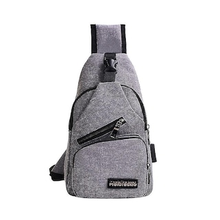 Foto 3 | Foto 3 | Mochila Huoguo Bandolera Con Carga Usb Para Hombre - Venta Internacional.