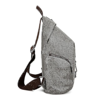 Foto 5 | Foto 5 | Mochila Huoguo Canvas Antirrobo Con Hombro Gris Claro - Venta Internacional.