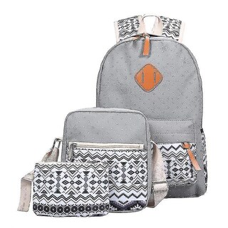 Foto 1 | Foto 1 | Mochila Huoguo Transpirable Printing Wave Gris Claro 20-35l - Venta Internacional.