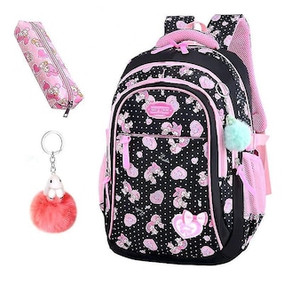 Foto 3 | Foto 3 | Mochila Huoguo De Nailon Con Estampado De Estrellas Para Niñas De Primaria - Venta Internacional.