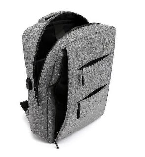Foto 2 | Foto 2 | Mochila Huoguo Business Con Carga Usb, Bolsa De Viaje Gris - Venta Internacional.
