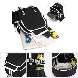 Foto 1 | Foto 1 | Mochila Sanlin Beans Stranger Things Recargable Por Usb Azul - Venta Internacional.