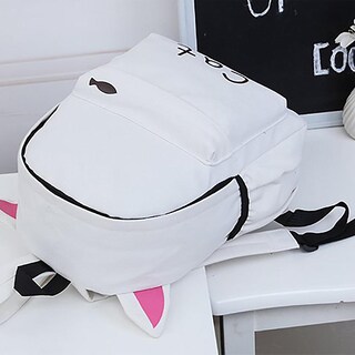 Foto 4 | Foto 4 | Mochila Huoguo Fashion, Portátil, Casual, Con Forma De Oreja De Conejo Para Mujer - Venta Internacional.