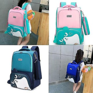 Foto 4 | Foto 4 | Mochila Huoguo Lindo Gato De Dibujos Animados Para Niñas De Primaria - Venta Internacional.