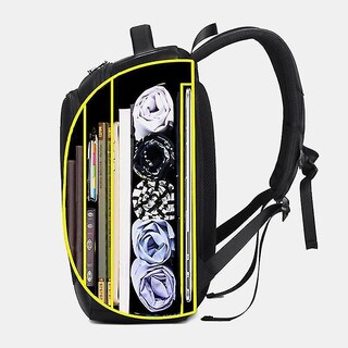 Foto 2 | Foto 2 | Mochila Huoguo De Nailon De Gran Capacidad Para Hombre Con Puerto De Carga Usb - Venta Internacional.