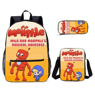 Foto 1 | Foto 1 | Set De Mochilas Escolares Sanlin Beans De Anime Para Niños, 3 Unidades - Venta Internacional.
