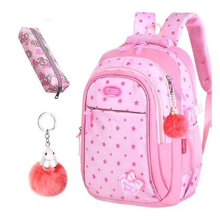 Foto 4 | Foto 4 | Mochila Huoguo De Nailon Con Estampado De Estrellas Para Niñas De Primaria - Venta Internacional.