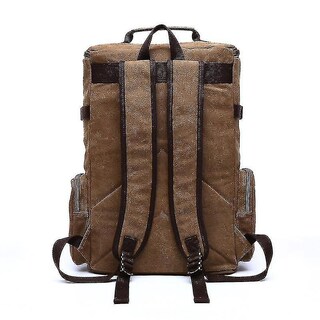 Foto 3 | Foto 3 | Mochila Huoguo De Lona Con Hombros, Casual, Verde Militar, 46x30x - Venta Internacional.