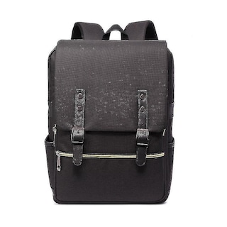 Foto 1 | Foto 1 | Mochila Huoguo Con Detalles De Piel Sintética Y Color Dorado - Venta Internacional.