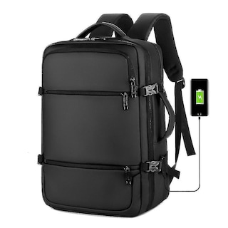 Foto 1 | Foto 1 | Mochila Huoguo Business Commuter Impermeable 15.6 Pulgadas Negra - Venta Internacional.