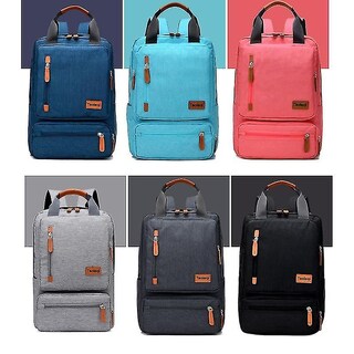Foto 2 | Foto 2 | Mochila Huoguo Oxford De Tela Antirrobo, Casual, De Negocios, Azul - Venta Internacional.