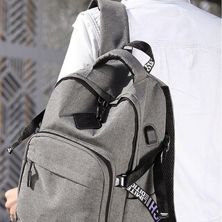 Foto 3 | Foto 3 | Mochila Sanlin Beans Leisure Student Campus Gris 36-55l - Venta Internacional.