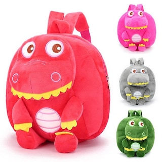 Foto 1 | Foto 1 | Mochila De Felpa De Dinosaurio Roja (verde) Para Niños - Venta Internacional.