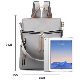 Foto 5 | Foto 5 | Mochila Huoguo Para Mujer, Color Gris Oxford, Estilo Coreano, 800 G - Venta Internacional.