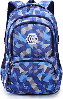Foto 1 | Foto 1 | Mochila Huoguo Con Estampado Geométrico Para Niñas/niños De Secundaria - Venta Internacional.