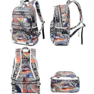 Foto 4 | Foto 4 | Mochila Huoguo, Casual, Impermeable, De Viaje Para Hombre, Azul Marino - Venta Internacional.
