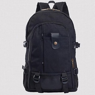 Foto 1 | Foto 1 | Mochila Huoguo Leisure Travel, Lona Negra, 43 Cm X 29 Cm X 15 - Venta Internacional.