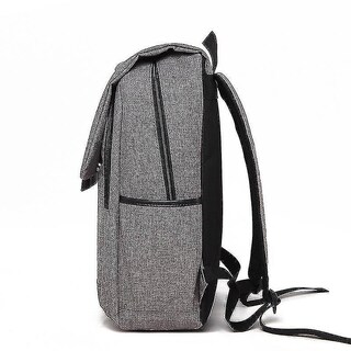 Foto 3 | Foto 3 | Mochila Huoguo, Casual, De Lona Para Ordenador, Para Hombre, De Negocios, Negra - Venta Internacional.