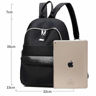 Foto 5 | Foto 5 | Mochila Huoguo Mochila Escolar Casual De Gran Capacidad Para Estudiantes, Negra - Venta Internacional.