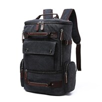 Mochila Huoguo Vintage Canvas Travel Para Hombre De 36-55 L De Capacidad - Venta Internacional.