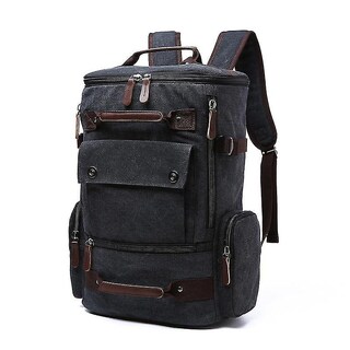 Foto 1 | Foto 1 | Mochila Huoguo Vintage Canvas Travel Para Hombre De 36-55 L De Capacidad - Venta Internacional.