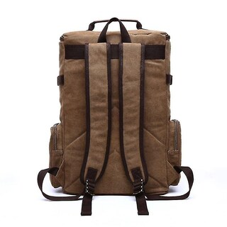 Foto 3 | Foto 3 | Mochila Huoguo Vintage Canvas Travel Para Hombre De 36-55 L De Capacidad - Venta Internacional.