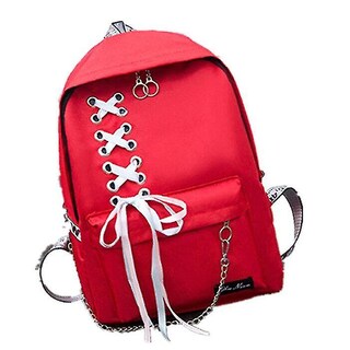 Foto 1 | Foto 1 | Mochila Huoguo Canvas De 15 L Para Estudiantes, Escuelas Y Viajes Al Aire Libre, Roja - Venta Internacional.