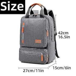 Foto 2 | Foto 2 | Mochila Huoguo Fashion Laptop Super Ligera Resistente Al Agua Gris - Venta Internacional.