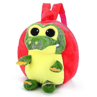 Foto 1 | Foto 1 | Mochila Huoguo De Cocodrilo De Felpa Roja Pequeña Para Niños De 2 A 4 Años - Venta Internacional.