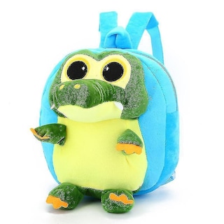 Foto 3 | Foto 3 | Mochila Huoguo De Cocodrilo De Felpa Roja Pequeña Para Niños De 2 A 4 Años - Venta Internacional.