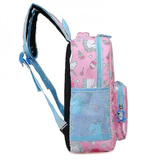 Foto 3 | Foto 3 | Mochila Huoguo Unicornio Rosa Para Niñas De Nylon 25x10x30cm - Venta Internacional.