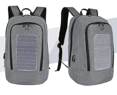 Foto 3 | Foto 3 | Mochila Huoguo Para Hombre, Viaje De Negocios, Carga Solar, Azul - Venta Internacional.