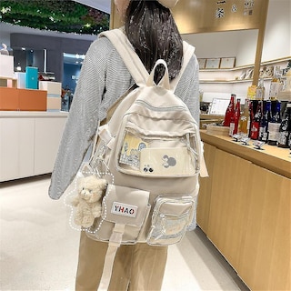 Foto 2 | Foto 2 | Mochila Huoguo Cartoon Transparente Impermeable Para Adolescentes - Venta Internacional.
