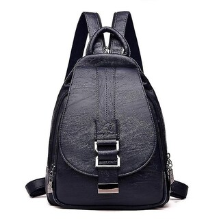 Foto 4 | Foto 4 | Mochila Huoguo Vintage De Cuero Para Mujer Escolar 20-35l - Venta Internacional.