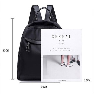 Foto 5 | Foto 5 | Mochila Huoguo Oxford Negra Casual Para Mujer, 30 X 15 X 33 Cm - Venta Internacional.