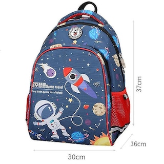 Foto 5 | Foto 5 | Mochila Huoguo Negra De Dibujos Animados Divertida, Linda Y Transpirable Para Niños - Venta Internacional.