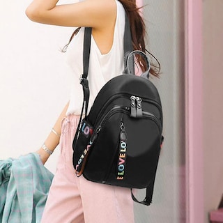 Foto 3 | Foto 3 | Mochila Huoguo Oxford De Tela De Lona A La Moda Para Mujer - Venta Internacional.