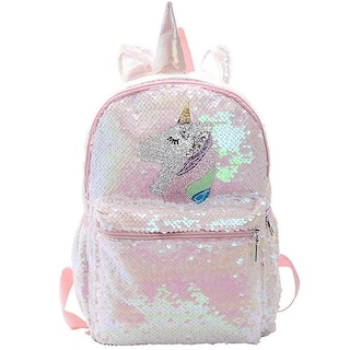 Foto 1 | Foto 1 | Mochila Escolar Huoguo, Mochila Escolar Con Lentejuelas Y Lentejuelas De Unicornio - Venta Internacional.