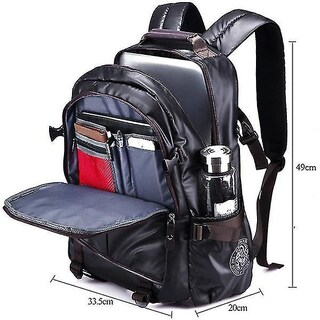 Foto 4 | Foto 4 | Mochila Huoguo Creative High-end Para Portátil, Bandolera Negra - Venta Internacional.