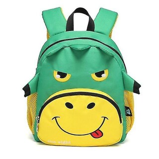 Foto 1 | Foto 1 | Mochila Escolar Huoguo Con Dibujos Animados De Nailon Para Bebés Y Niños, Verde - Venta Internacional.