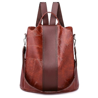 Foto 1 | Foto 1 | Mochila Huoguo De Piel Sintética Para Mujer De Gran Capacidad, Viaje - Venta Internacional.