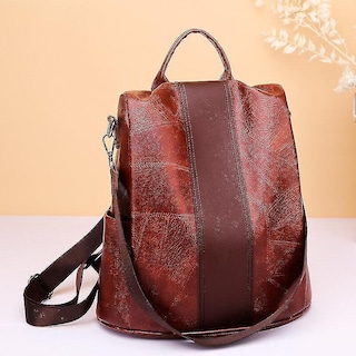 Foto 2 | Foto 2 | Mochila Huoguo De Piel Sintética Para Mujer De Gran Capacidad, Viaje - Venta Internacional.