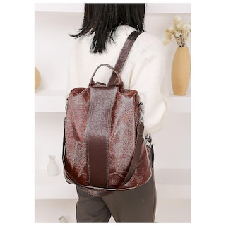 Foto 3 | Foto 3 | Mochila Huoguo De Piel Sintética Para Mujer De Gran Capacidad, Viaje - Venta Internacional.