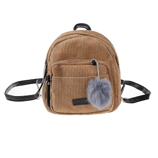 Foto 1 | Foto 1 | Mochila Escolar Huoguo De Pana Con Forma De Bola De Pelo Para Niñas - Venta Internacional.