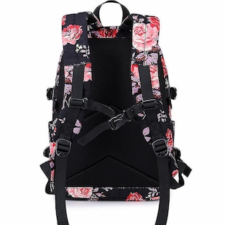 Foto 3 | Foto 3 | Mochila Huoguo, Casual, Para Estudiantes, Impermeable, Verde - Venta Internacional.