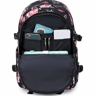 Foto 4 | Foto 4 | Mochila Huoguo, Casual, Para Estudiantes, Impermeable, Verde - Venta Internacional.