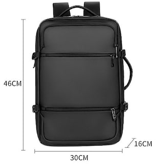 Foto 5 | Foto 5 | Mochila Huoguo Negra Impermeable para Hombre-Venta Internacional