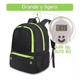 Foto 2 | Foto 2 | Mochila de Futbol Impermeable Eo Safe Imports Esi-16549 Negra