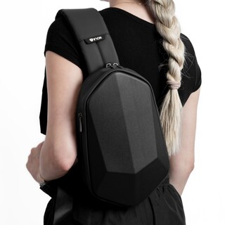 Foto 8 | Foto 8 | Mochila Cruzada Inok A-05, Antirrobo, Impermeable Y Ligera Para Hombre Y Mujer, Color Negro Con Carcasa Dura De 2.5 L