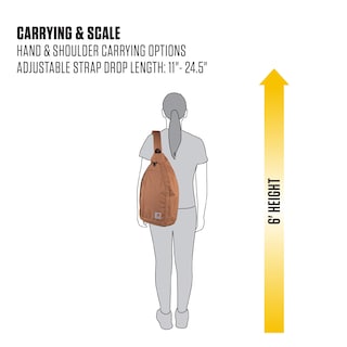Foto 7 | Foto 7 | Mochila Bandolera Carhartt De Poliéster Marrón - Venta Internacional.